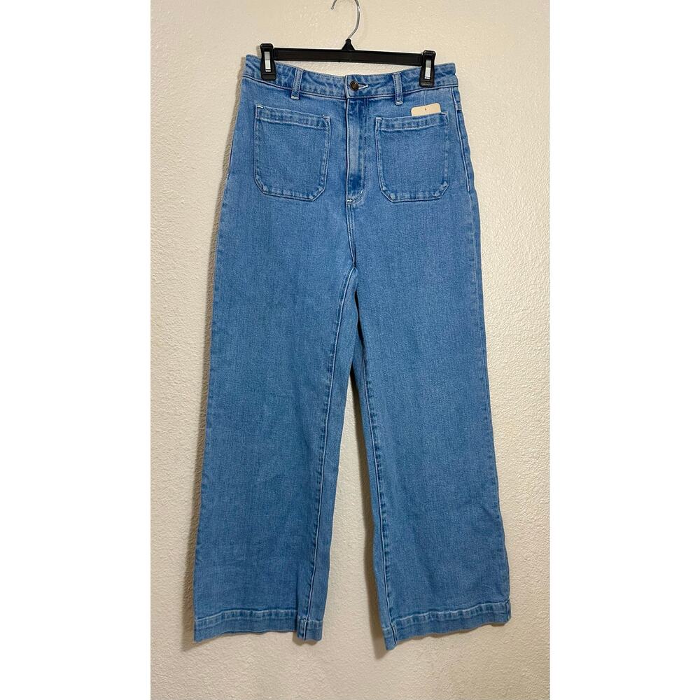 Rolla’s High Rise Wide Leg Light Wash Jeans